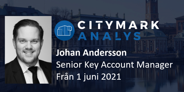 Ny senior Key Account Manager på CityMark Analys